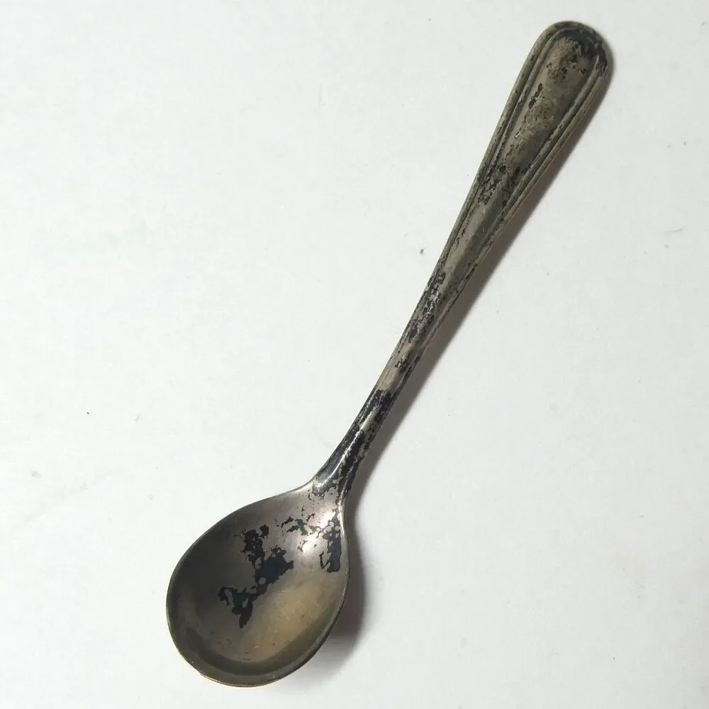 Sterling Silver Salt Spoon 3